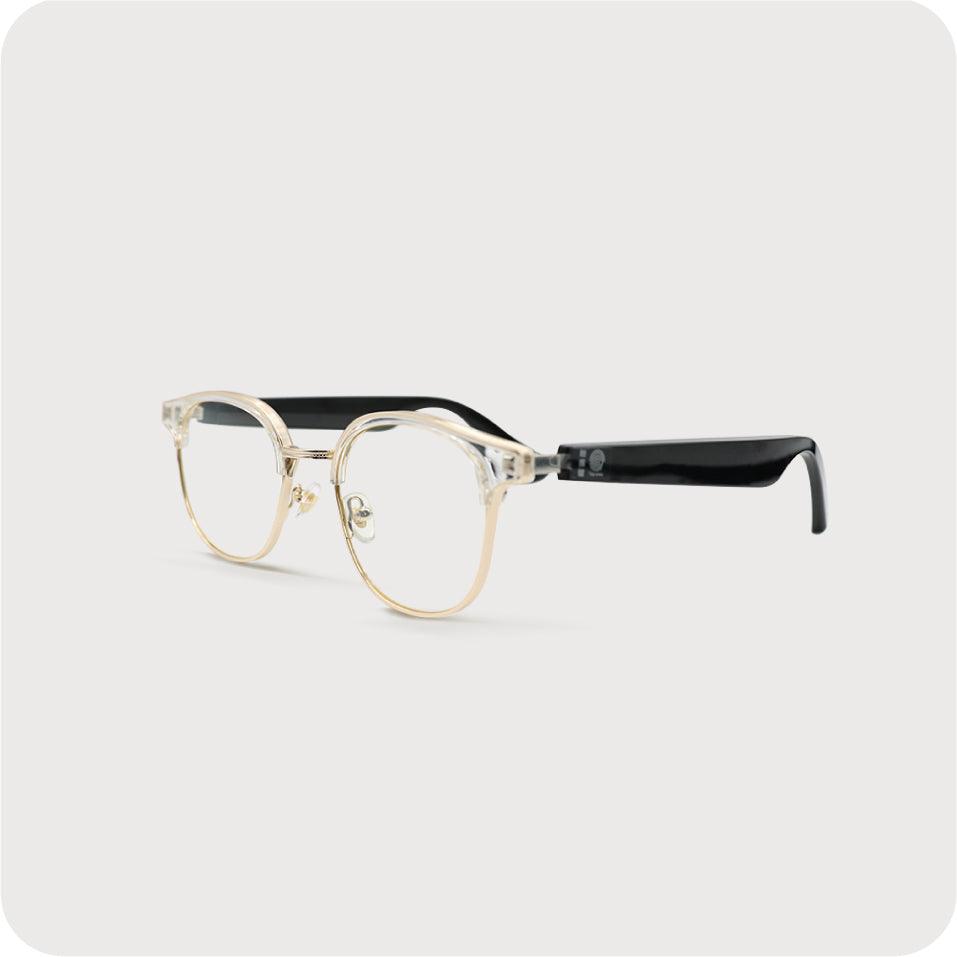 IFV Gold Full Frame Smart Glasses with Prescription Lenses (Paris) - IFV Glasses