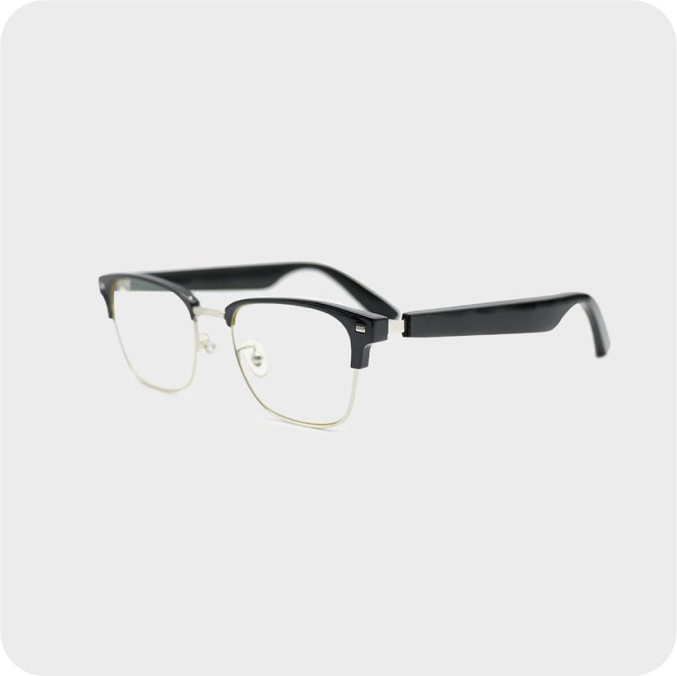 IFV Black Full Frame Smart Glasses with Prescription Lenses (Toronto) - IFV Glasses