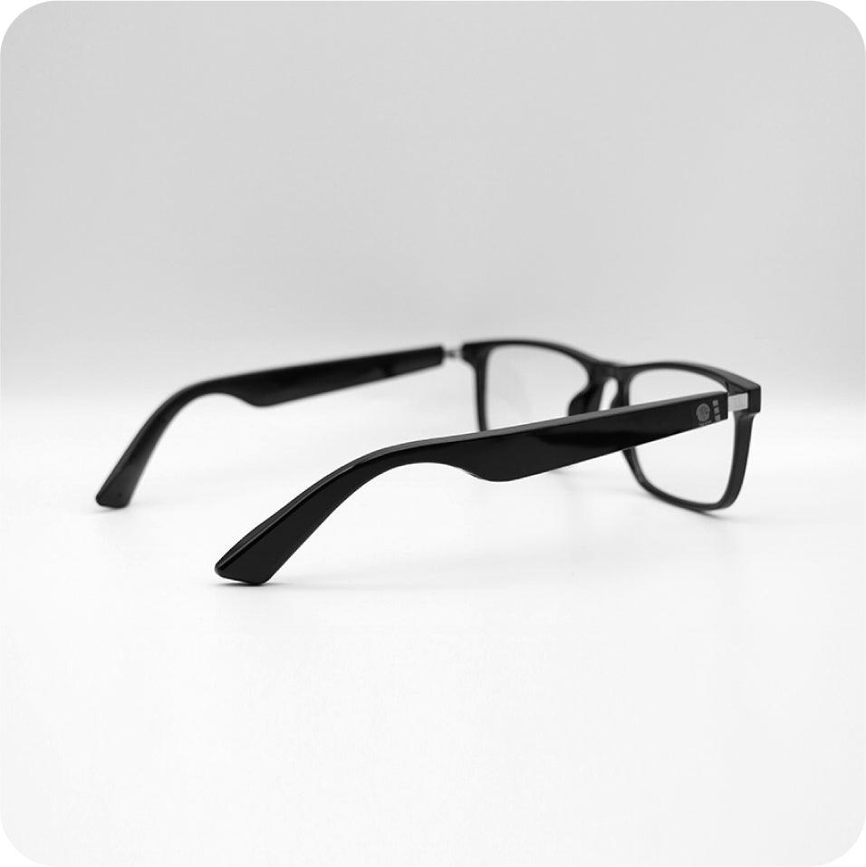 IFV Black Full Frame Smart Glasses with Prescription Lenses (Moscow) - IFV Glasses