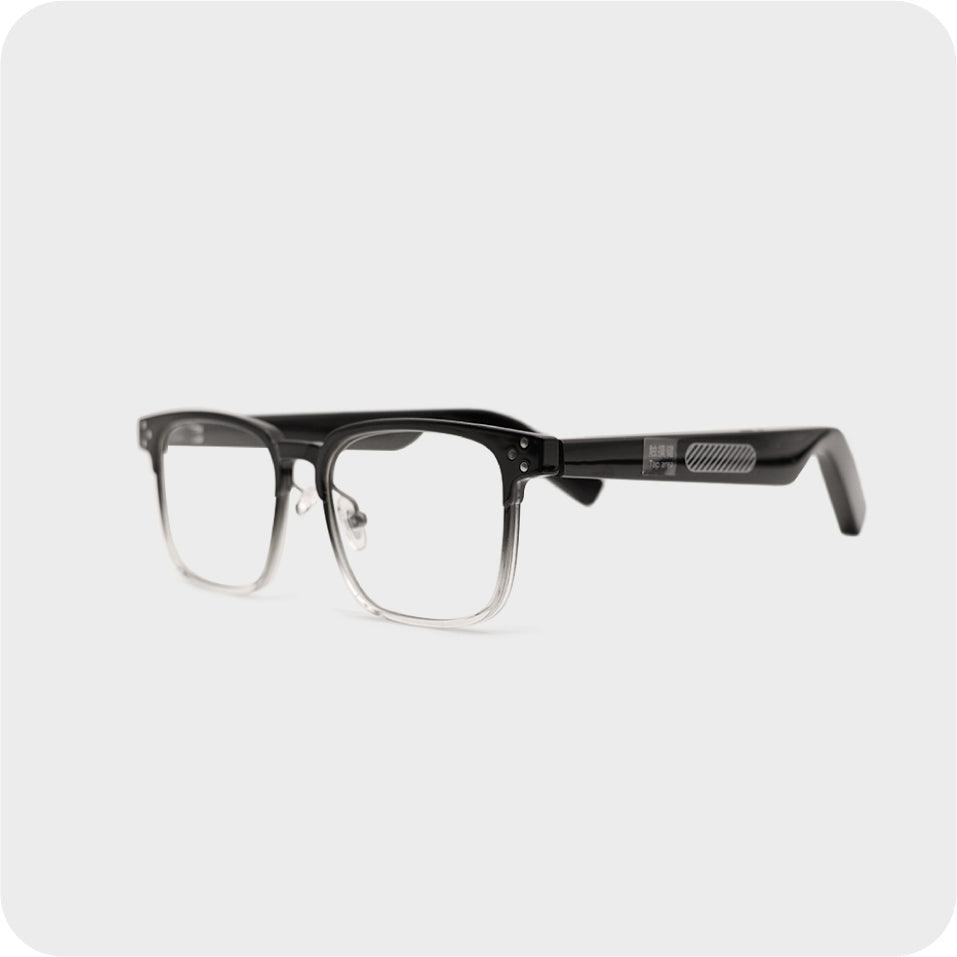 IFV Full Frame Black Smart Glasses with Prescription Lenses (New York) - IFV Glasses