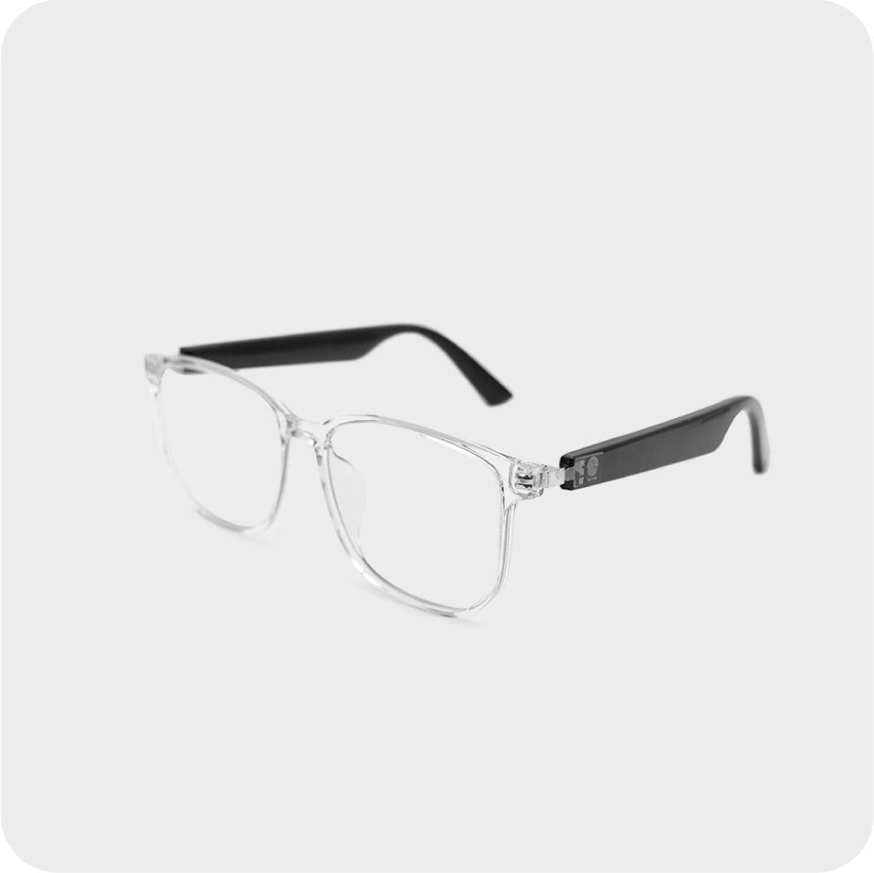 IFV Clear Full Frame Smart Glasses with Prescription Lenses (Seoul) - IFV Glasses
