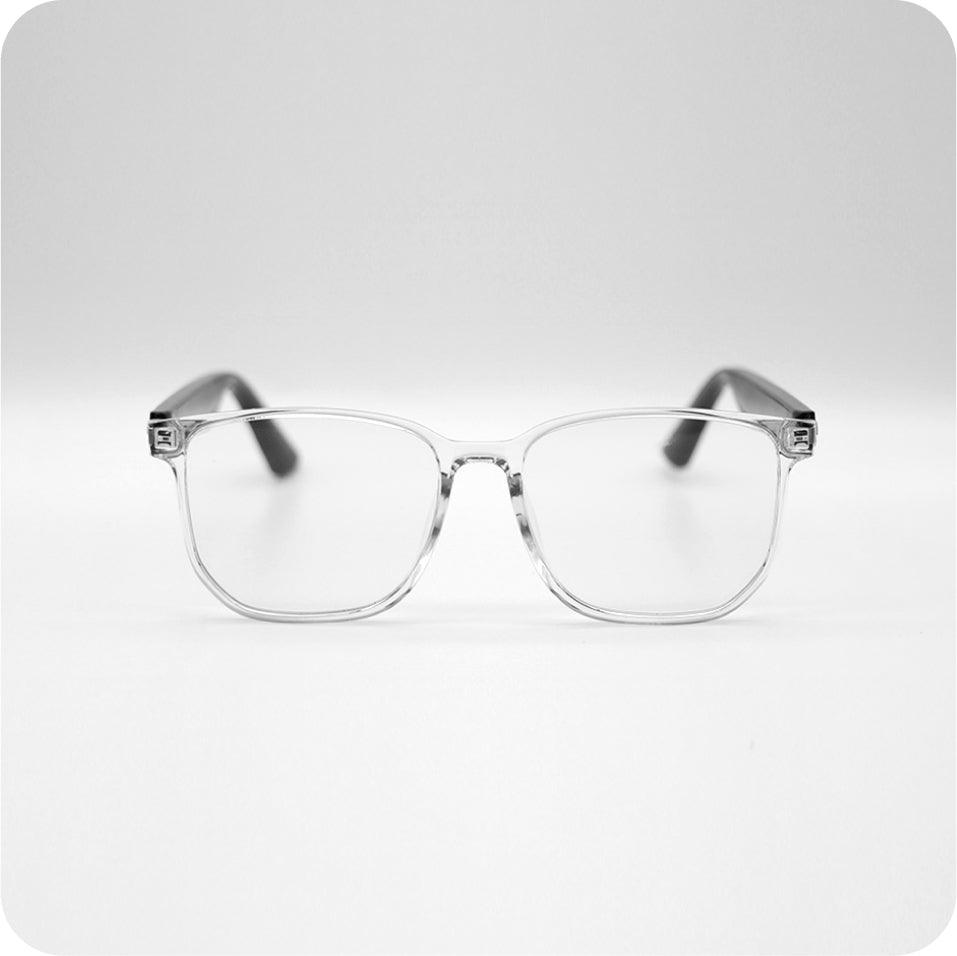 IFV Clear Full Frame Smart Glasses with Prescription Lenses (Seoul) - IFV Glasses