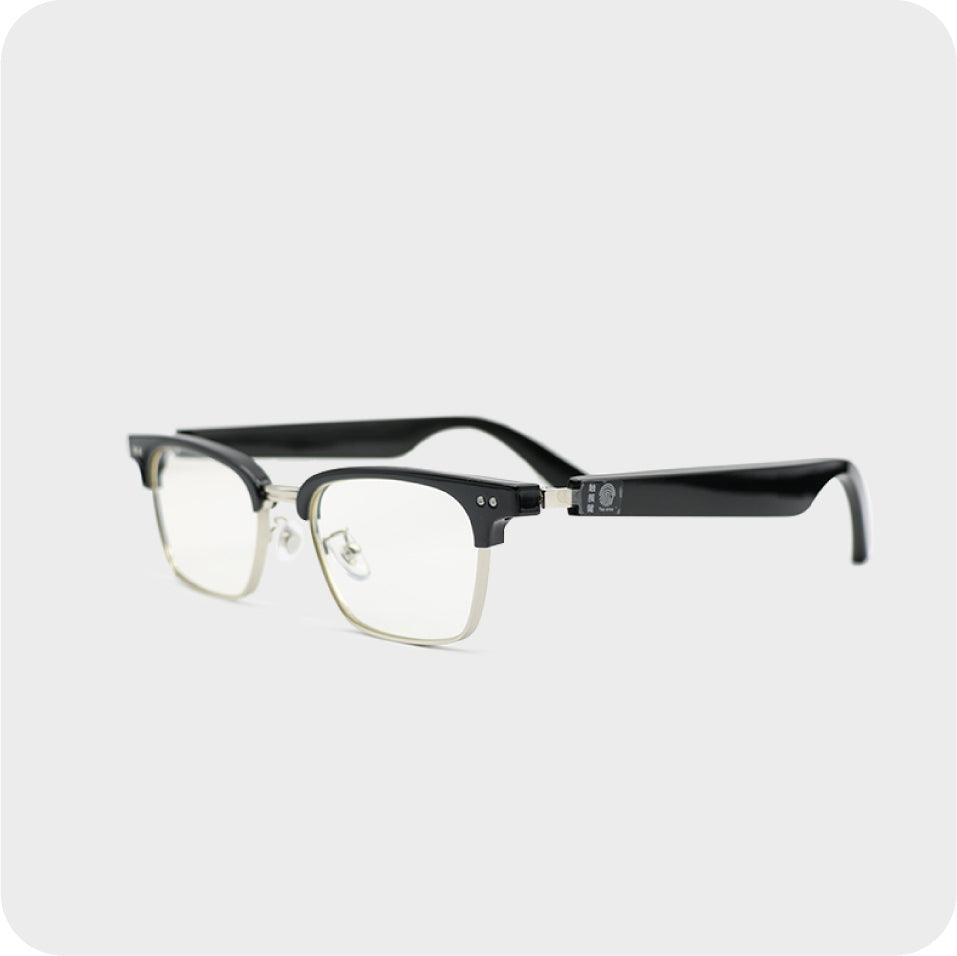 IFV Black Full Frame Smart Glasses with Prescription Lenses (Vienna) - IFV Glasses