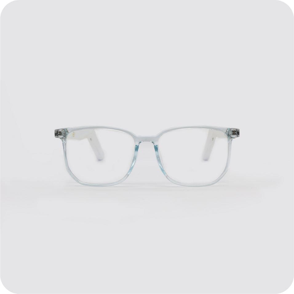 IFV White Full Frame Smart Glasses with Prescription Lenses (Sydney) - IFV Glasses